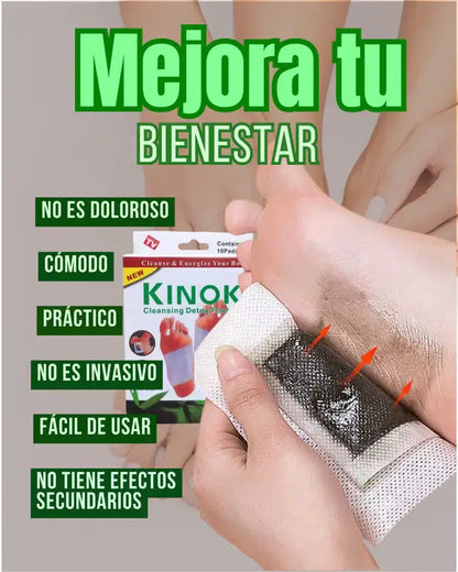 Combo 30 Parches Kinoki para Pies - Desintoxica Tu Cuerpo Sin Esfuerzo