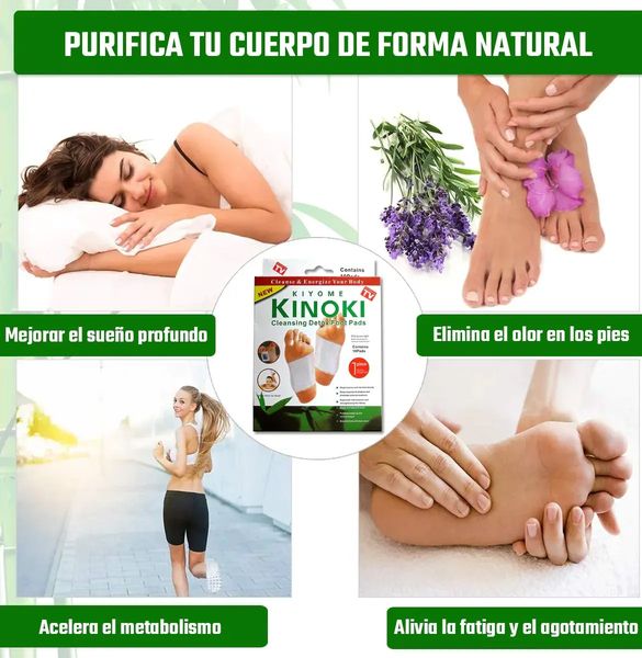 Combo 30 Parches Kinoki para Pies - Desintoxica Tu Cuerpo Sin Esfuerzo