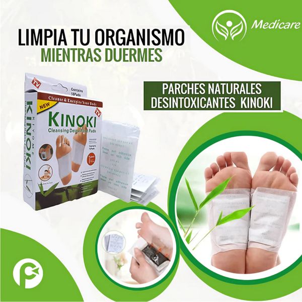 Combo 30 Parches Kinoki para Pies - Desintoxica Tu Cuerpo Sin Esfuerzo