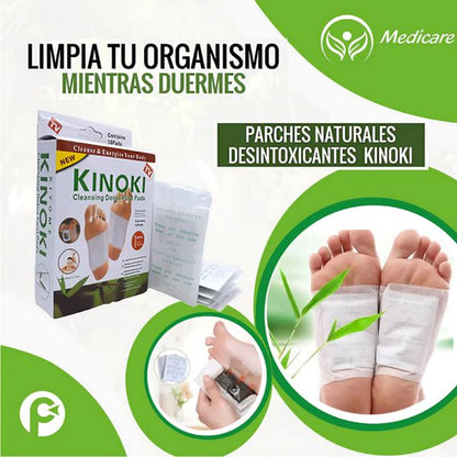 Combo 30 Parches Kinoki para Pies - Desintoxica Tu Cuerpo Sin Esfuerzo