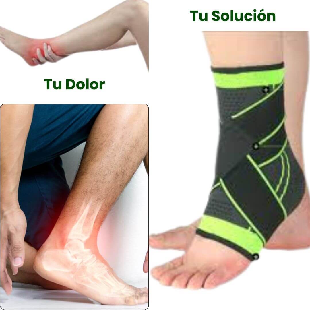 Combo de Tobilleras de Compresión Ajustable